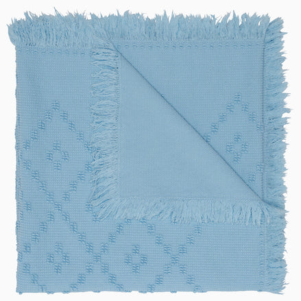 Tej Light Indigo Throw by John Robshaw
