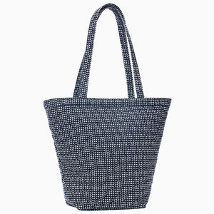 Cinde Indigo Quilted Tote Bag by John Robshaw
