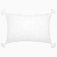 Velvet White Kidney Pillow - High Quality Image of 