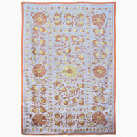 Subtle And Soft Suzani Blanket - High Quality Image of 