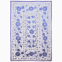 Really Good Blue Suzani Blanket - High Quality Image of 