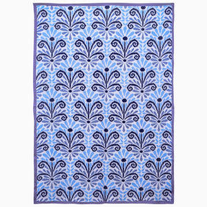 Really Good Blue Suzani Blanket