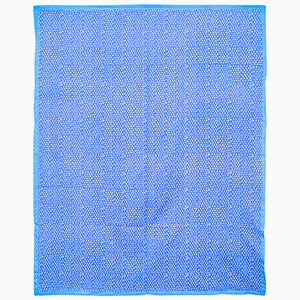 Blue Flowers Suzani Blanket