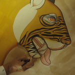 Right White Tiger 2 Tapestry - 32147104923694