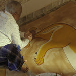 Right Orange Tiger Tapestry - 32147105251374