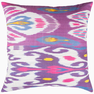 Purple Combo Ikat Pillow