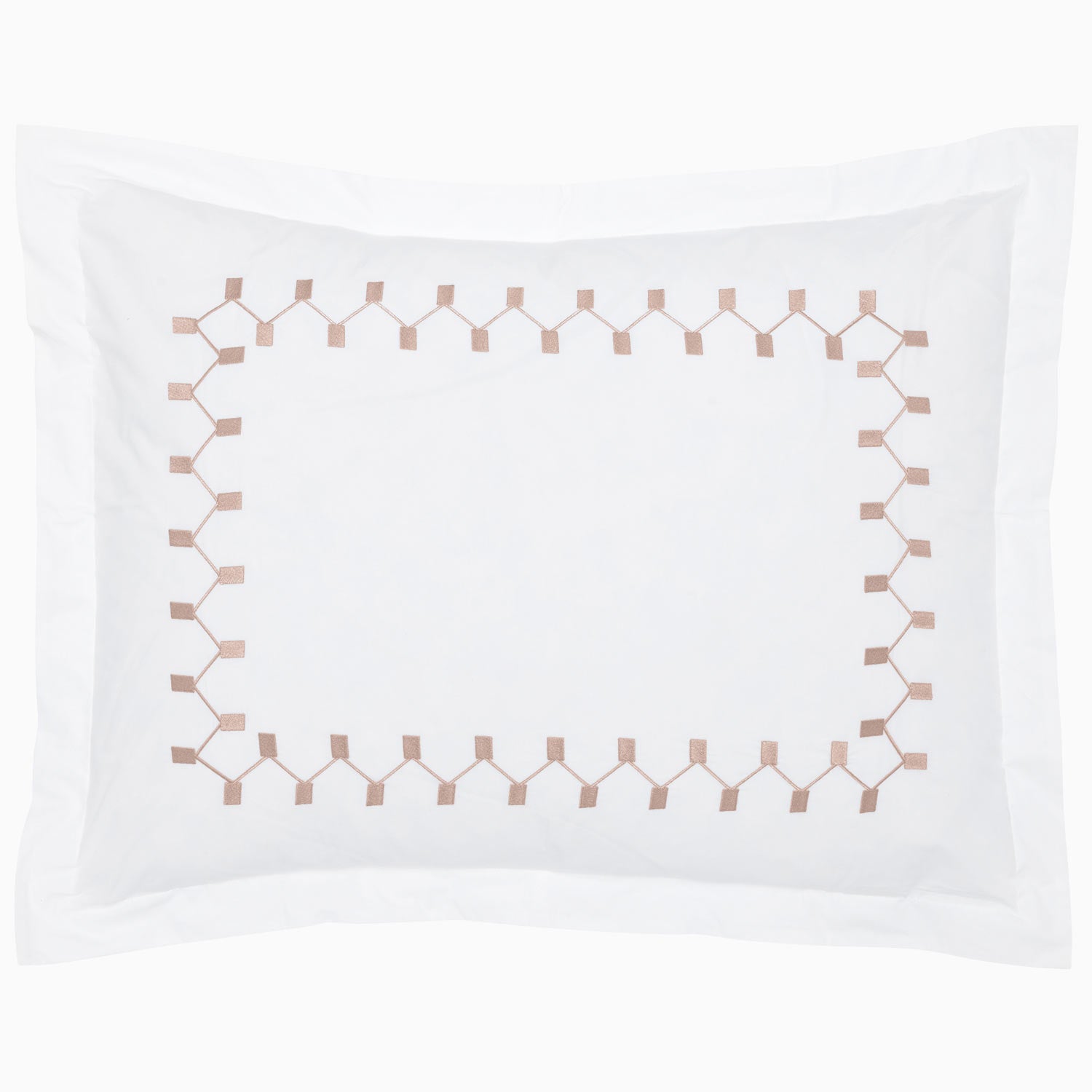 Anketi Natural Border Organic Sham by John Robshaw