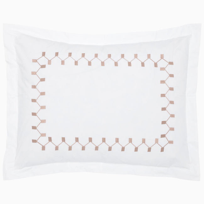Anketi Natural Border Organic Sham by John Robshaw