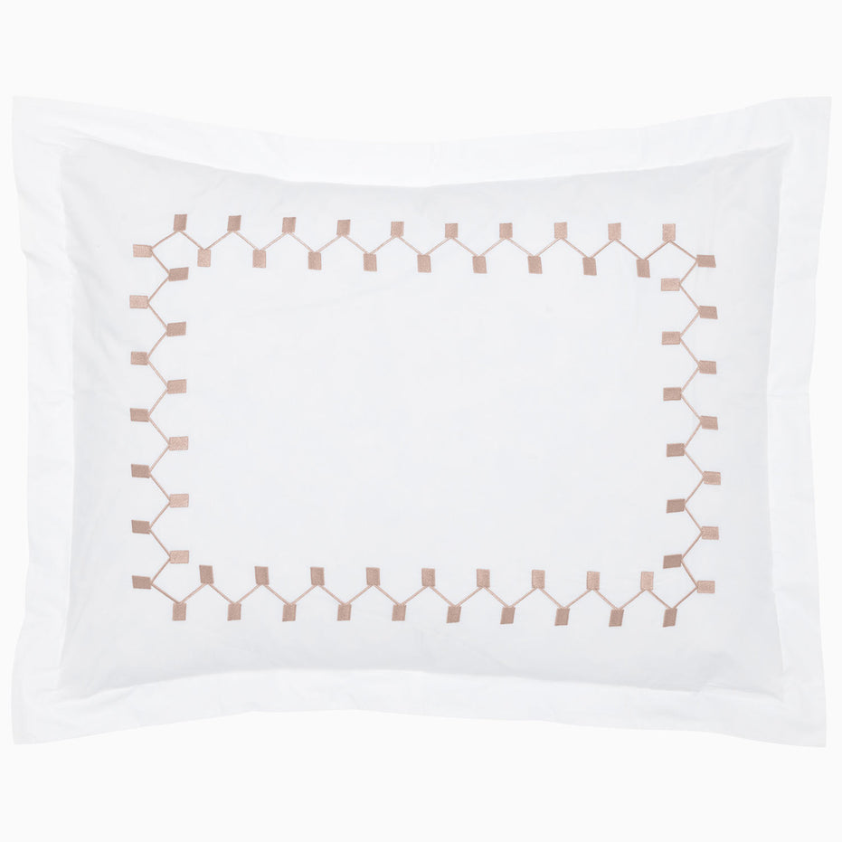 Anketi Natural Border Organic Sham by John Robshaw
