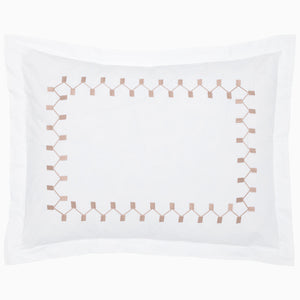 Anketi Natural Border Organic Sham by John Robshaw