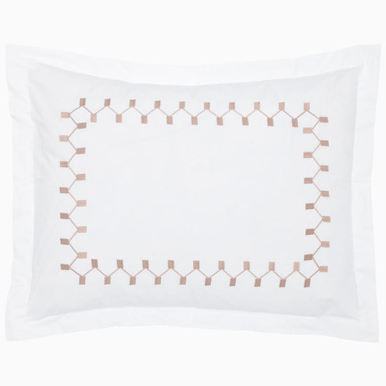Anketi Natural Border Organic Sham by John Robshaw
