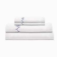 Stitched Indigo Organic Sheet Set - High Quality Image of 