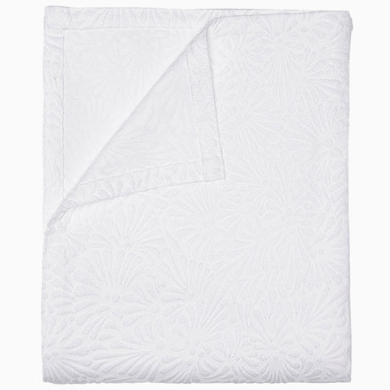 Meera White Coverlet by John Robshaw