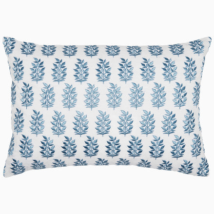 Jivan Light Indigo Kidney Pillow by John Robshaw