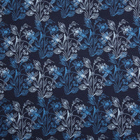Ananya Indigo Fabric - High Quality Image of 