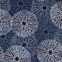 Chand Indigo Fabric - High Quality Image of 