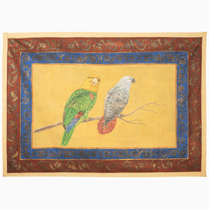 Yellow Headed Amazon and African Grey Parrot Tapestry