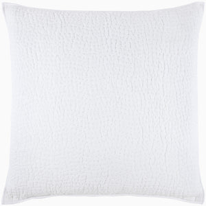 Organic Hand Stitched White Sham
