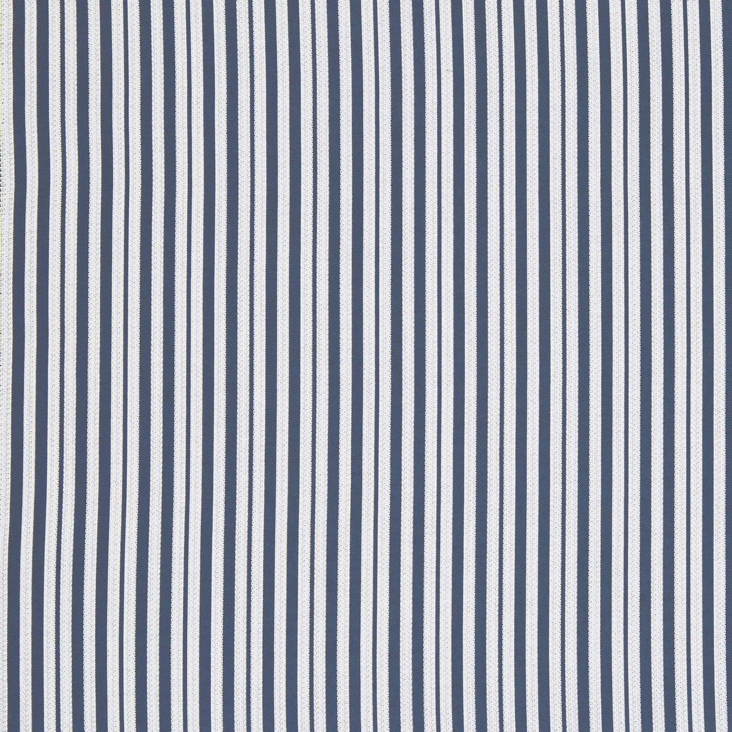 A blue and white John Robshaw Gent Stripe Azure Performance Fabric.