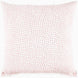 A pink and white Organic Hand Stitched Lotus Quilt with John Robshaw organic cotton cover and hand stitching.