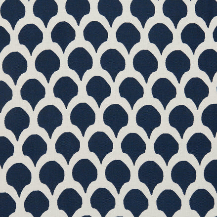 A Nadole Azure Performance Fabric, inspired by John Robshaw block print.
