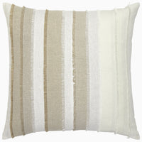 Fringed Natural Decorative Pillow - High Quality Image of 