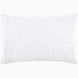 A John Robshaw Organic Hand Stitched Light Indigo Quilt with blue dots.