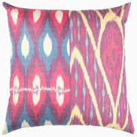 Diamond Octagon Ikat Pillow - High Quality Image of 