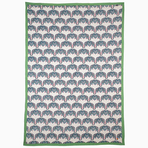 Peacock Party Suzani Blanket