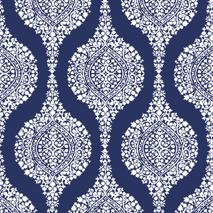 Upeta Indigo Wallpaper by John Robshaw