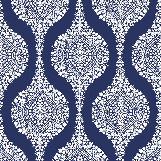 Upeta Indigo Wallpaper