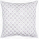 A Layla Lavender Quilt pillow with a purple Mughal gardens design. (Brand Name: John Robshaw)