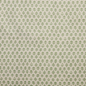 A John Robshaw Bindi Sage fabric with a floral pattern is available for purchase.
