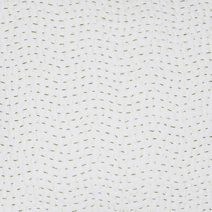 Organic Hand Stitched Moss Quilt Swatch