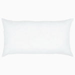 A hypo-allergenic John Robshaw white Insert for 17 x 32 Pillow.