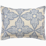 A Dasati Duvet Set by John Robshaw, featuring a blue and white duvet with a floral pattern. - 30253882409006