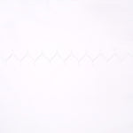 A Stitched White Organic Sheet with an embroidered design by John Robshaw. - 28298898440238
