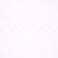 Stitched White Organic Sheet Swatch - High Quality Image of 