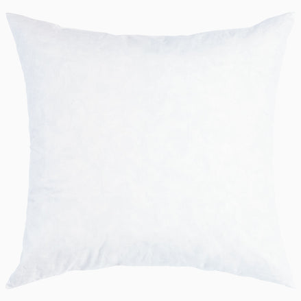 A hypo-allergenic John Robshaw insert for 22 x 22 pillow on a white background.