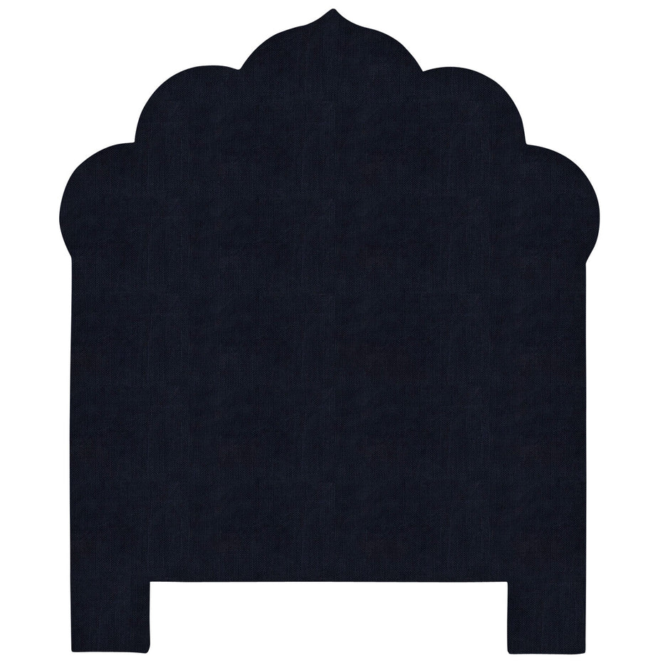 A handmade Custom Bihar Headboard by John Robshaw with an ornate design, available for shipping or white glove delivery.