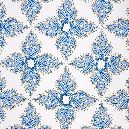 Diba Light Indigo Wallpaper by John Robshaw