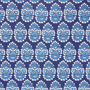 Lanka Indigo Wallpaper