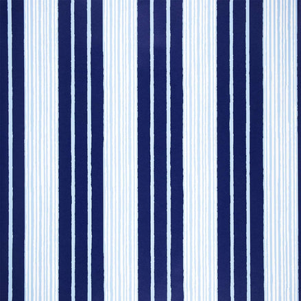 Vintage Stripe Indigo Wallpaper by John Robshaw